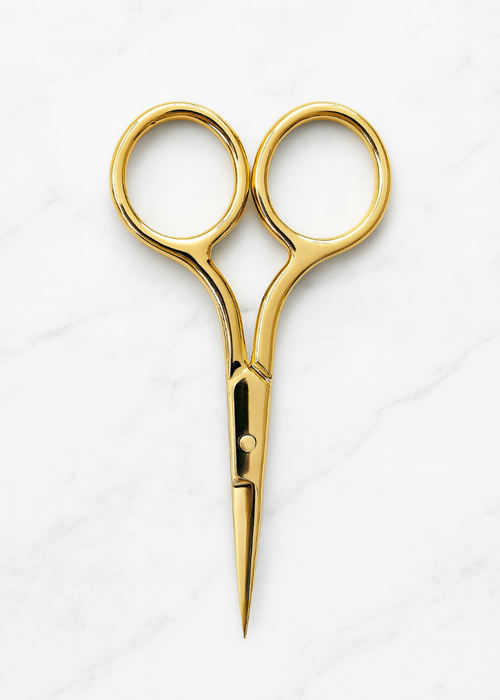 Caia Cosmetics Brow Scissors — precision grooming tool for trimming and shaping brows, cruelty-free Australia